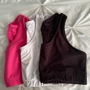 3 Zyia bomber bras